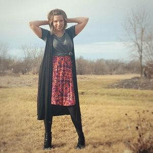 💚 HOST PICK! Lularoe Madison 2x pink tie dye bnwt